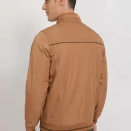 Allen Solly Light Brown Cotton Regular Fit Jacket image 2