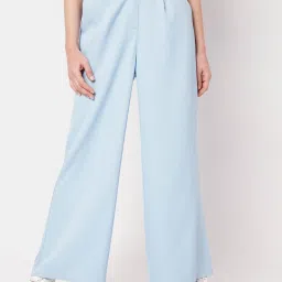 Vero Moda Light Blue Relaxed Fit Pants image 1