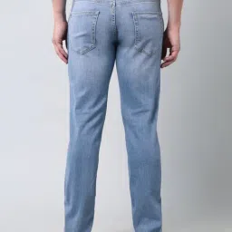 U.S. Polo Assn. Denim Co. Sky Blue Cotton Slim Fit Jeans image 2