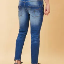 Being Human Blue Regular Fit Lightly Washed Jeans image 2