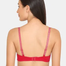 Zivame Pink Non Wired Padded T-Shirt Bra image 2