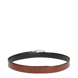 Louis Philippe Brown Leather Solid Reversible Belt image 2