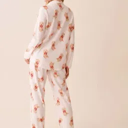 La Vie En Rose Dog Print Micropolar Pyjama Set image 2