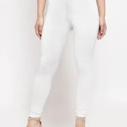 Gracit White & Black Mid Rise Leggings - Pack Of 3 image 5