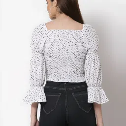 Style Quotient White Printed A-Line Top image 2
