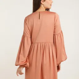 Zink London Peach A Line Dress image 2