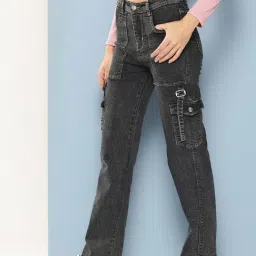 Aarika Black Denim Solid Jeans image 3