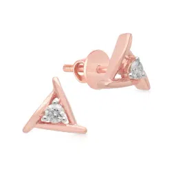 Malabar Gold and Diamonds 18k Rose Gold Stud Earrings-picture-18