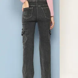 Aarika Black Denim Solid Jeans image 2