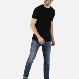 Passion Blue Slim Fit Heavily Washed Jeans image 5