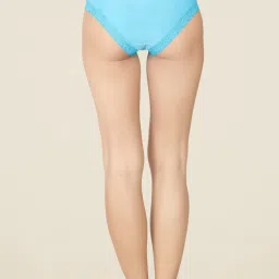 Soie Blue Printed Bikini Panty (Pack of 2) image 2