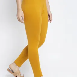 Gracit Black & Yellow Mid Rise Leggings - Pack Of 3 image 4