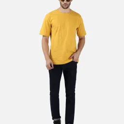 Passion Dark Blue Slim Fit Lightly Washed Jeans image 5