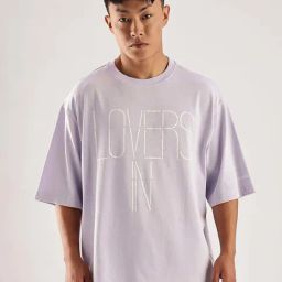 CALVIN KLEIN Lavender Printed Regular Fit Cotton T-Shirt-picture-34
