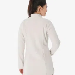 Quechua By Decathlon White Regular Fit Sports Jacket image 2