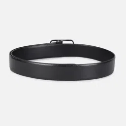 Van Heusen Black Textured Leather Formal Belt image 3