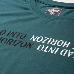 The Roadster Lifestyle Co. Men Printed Relaxed Fit T-shirt image 2