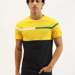 United Colors Of Benetton Multicolor Cotton Regular Fit Colour Block T-Shirt-picture-26