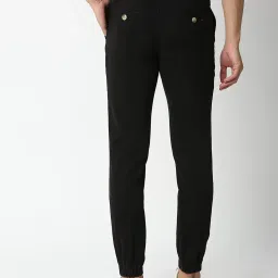 Thomas Scott Black Zed Regular Fit Trackpants image 2