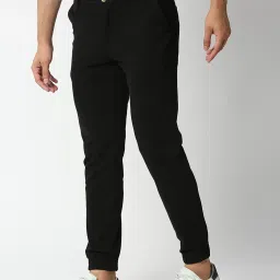 Thomas Scott Black Zed Regular Fit Trackpants image 3