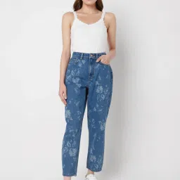 Vero Moda Blue Relaxed Fit Jeans image 4