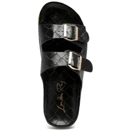 London Rag Women's Black Casual Sandals image 3