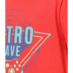 Jack & Jones Junior Boys Red Graphic Print T-Shirt image 5