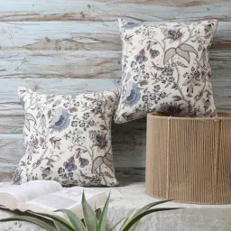 MFD HOME Furnishing Multicolour Cotton Cushion Cover - Set of 2-picture-30