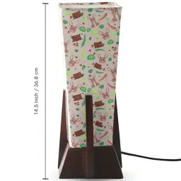 ExclusiveLane Multicolor Wood Table Lamps image 5