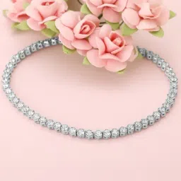 GIVA 92.5 Sterling Silver Alluring Delight Single Anklet-picture-20