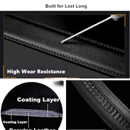 zoro united Genuine Leather Belt for Men | Formal/Casual | Can be fits on upto 40 inches waist size image 5