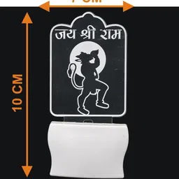 SOMIL Green & Blue Printed Glass Abstract Shaped Shaped Wall Lamp image 3