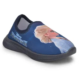 Toothless Disney Frozen Featuring Elsa Printed  Lycra Shoes - Navy Blue-picture-23
