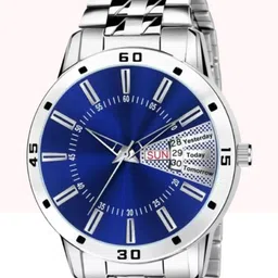 PERUCCI Men Brass Patterned Dial & Stainless Steel Bracelet Style Straps Analogue Watch WATHAE88JD2YYC9H-image-4