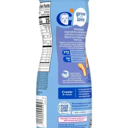 Gerber Peach Puffs Snack for Baby 42g - Non-GMO, Easy-to-Eat Cereal For 8-12 Months with Vitamins & Minerals image 2