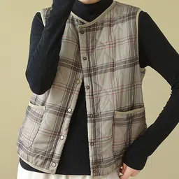 StyleCast x Revolte Women Checked Outdoor Parka Jacket image 2