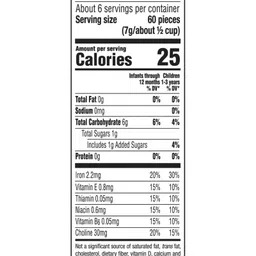 Gerber Peach Puffs Snack for Baby 42g - Non-GMO, Easy-to-Eat Cereal For 8-12 Months with Vitamins & Minerals image 3