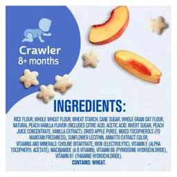 Gerber Peach Puffs Snack for Baby 42g - Non-GMO, Easy-to-Eat Cereal For 8-12 Months with Vitamins & Minerals image 4