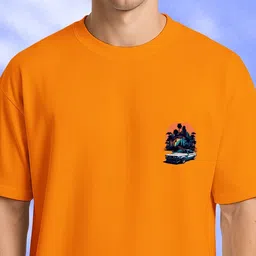 BUYTHATTRENDZ Men Printed Drop-Shoulder Sleeves T-shirt image 5