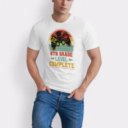 Seekbuylove Men Typography Printed Bio Finish T-shirt image 2