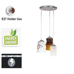 SOMIL Multi Glass Cylinder Ceiling Lamps image 2