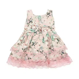 Mee Mee Kids Peach Floral Frock image 2
