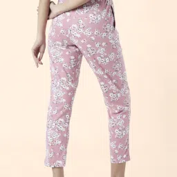 Dreamz by Pantaloons Pink Cotton Printed Pyjamas image 2