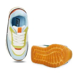 Fame Forever by Lifestyle Kids White & Blue Casual Sneakers image 2