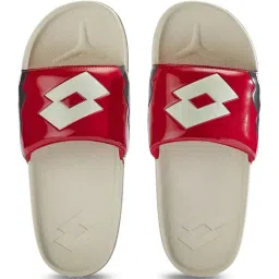 Lotto Men's Enduro Red & Beige Slides-picture-13