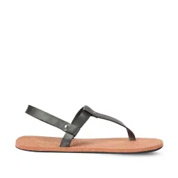 planet paaduks Paaduks Men's Black Sling Back Sandals image 2