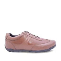 Geox Men's U Edgware Cognac Casual Sneakers image 2