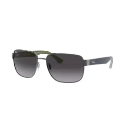 Ray-Ban 0RB3530 Grey Highstreet Square Sunglasses - 55 mm image 2