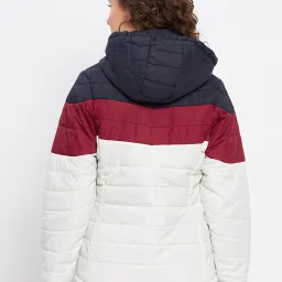 Duke Off White Color-Block Jacket image 2