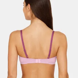 Zivame Purple Medium Coverage Padded T-Shirt Bra image 2